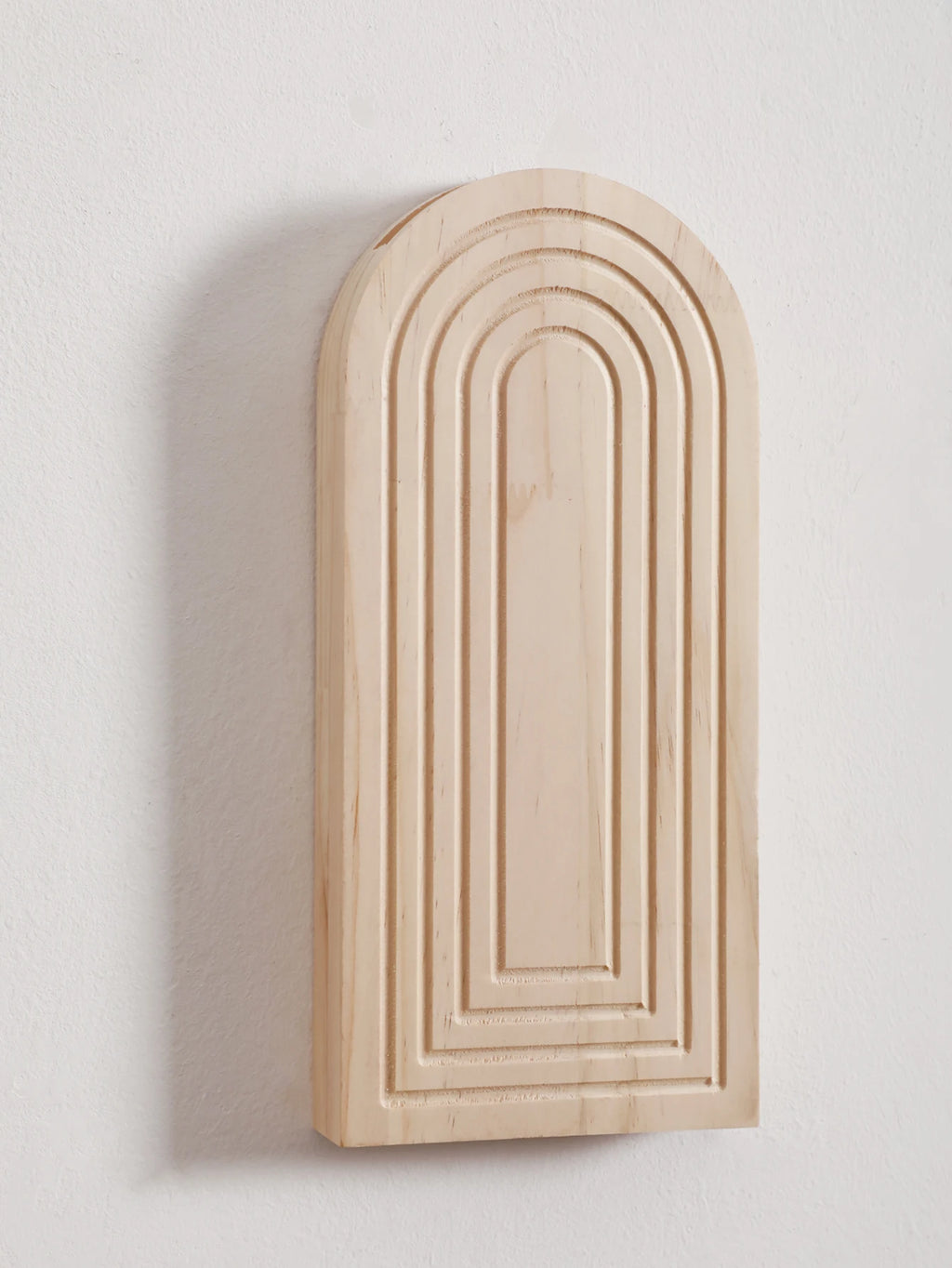 1pc Boho Wooden Wall Vase Wall Mounted Vase Arched Decorative Hanging Planter for Living Room, Bedroom & Home Wall Decoration