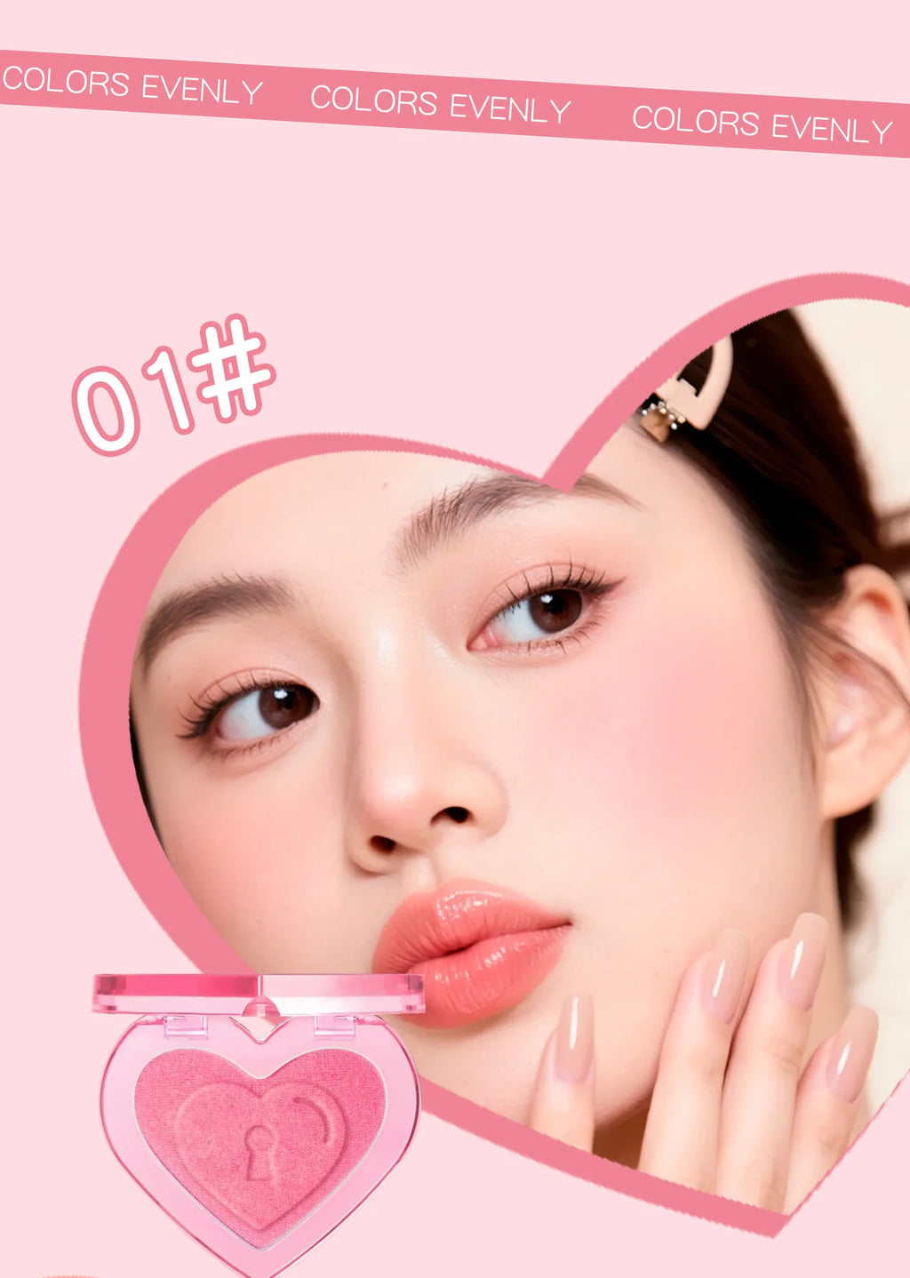 4 color Monochrome blush Matte Natural Cheek Color Brightening Face Waterproof Facial Contouring Makeup Blush Powder Soft Makeup