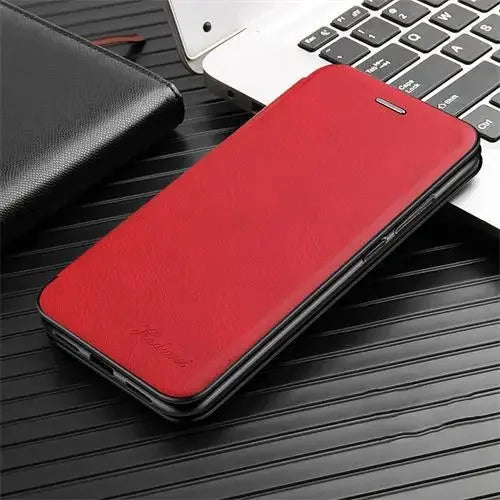 Luxury Leather Flip Case For iPhone 15 14 13 12 11 Pro Max 7 8 Plus XR X XS Mini SE 2020 2022 Cover Fundas Coque Carcasa Etui