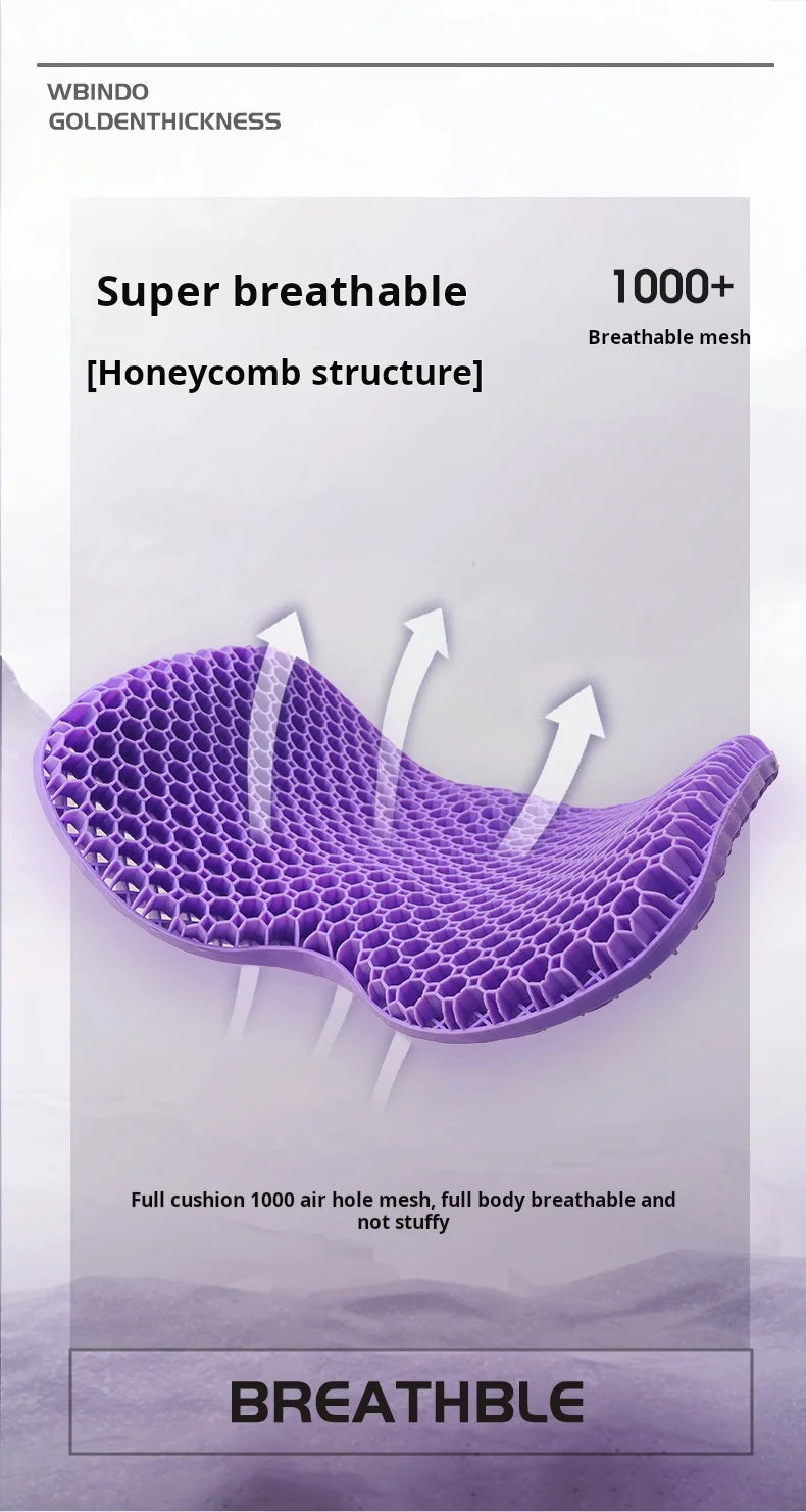 Cushion honeycomb gel summer sitting seat cushion office car seat cushion summer breathable cold pad,suitable for cars
