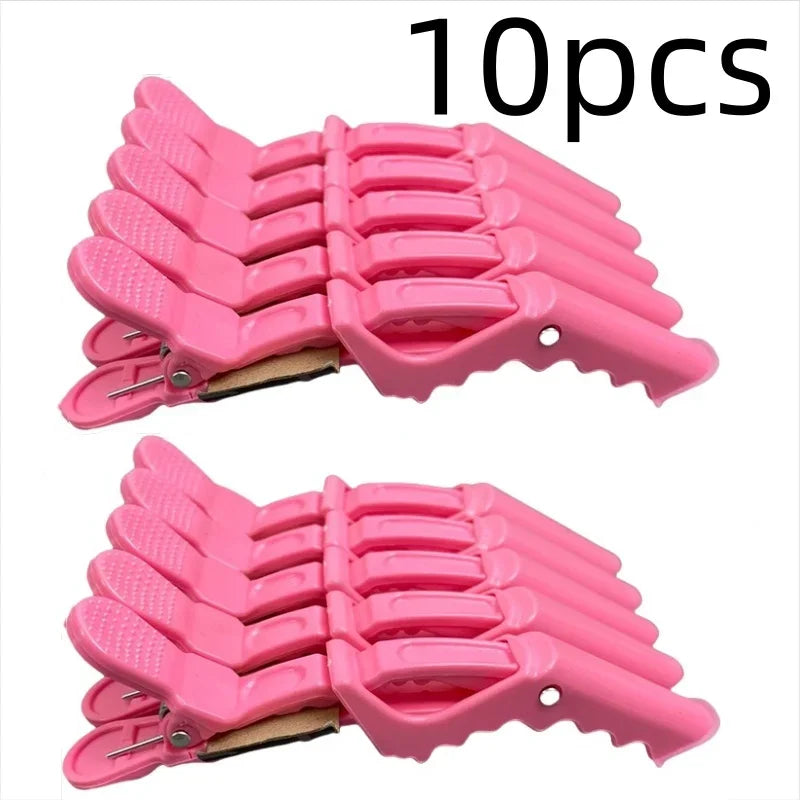 5-30pcs Alligator Hair Clip Plastic Nonslip Hairpin Black Pink Durable Hair Clamp Hairdressing Styling Accessories for Woman Man