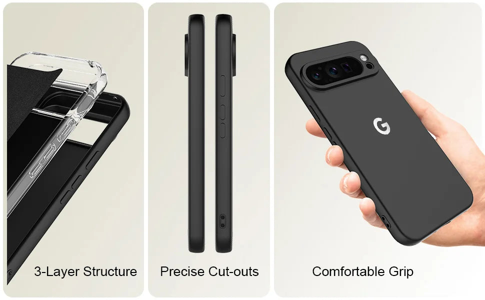 High Quality Skin-friendly Soft Silicone Anti-Drop Phone Case For Google Pixel 10 Pro XL 9 8 7 9A 8A 7A Shockproof Protect Cover