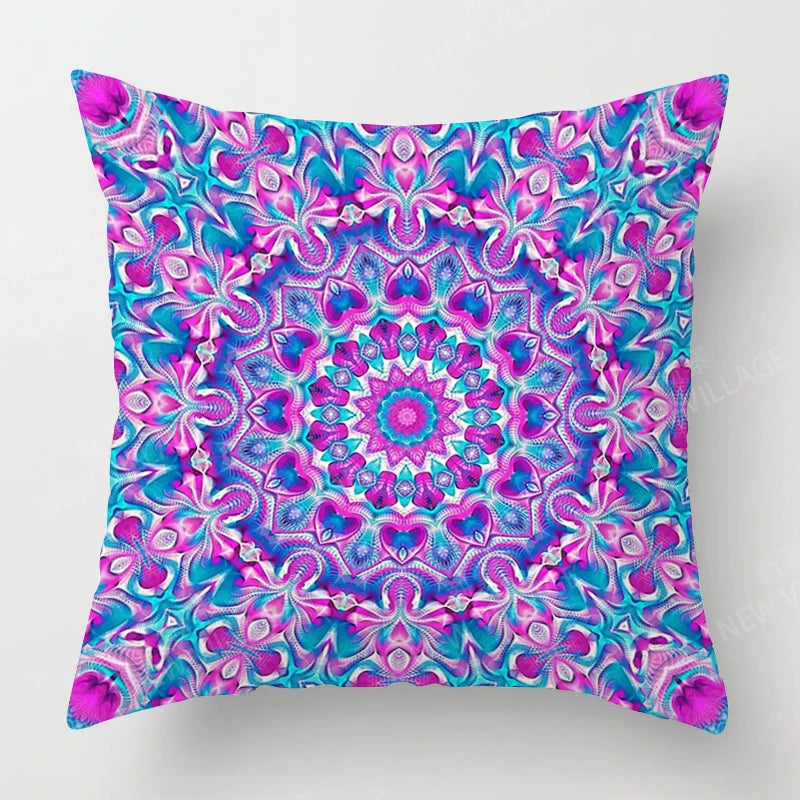 Fall home decor autumn living room throw pillow cover sofa boho Cushion cover mandala 45x45cm 45*45 50x50 60x60cm 40*40 40x40cm