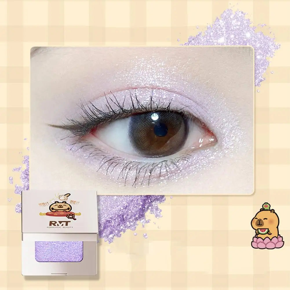 RMT Capybara Joint Single-color Eyeshadow Matte Eyeshadow Make Up Palette Metallic Shades Ideal Eyeshadow Make Up Palette