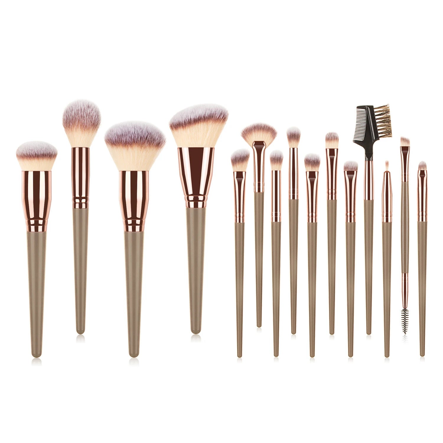 Makeup Brushes Set Face Eyes Make Up Brush Eyelash Eyeshadow Eyebrow Eyeliner Foundation Powder Blush Highlight Lips Brush