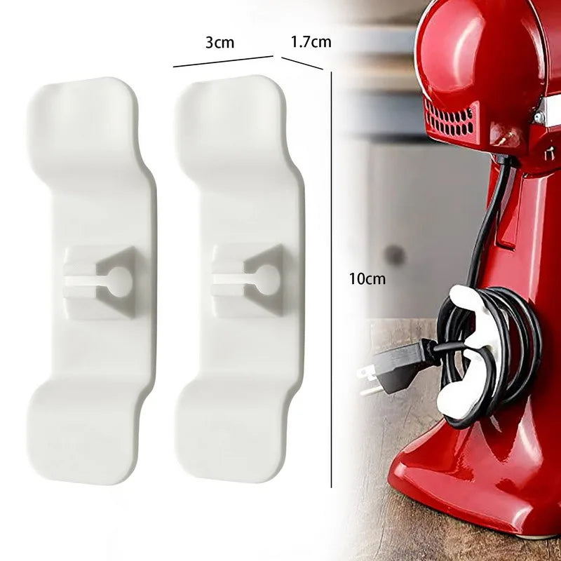 1/5/10pcs Cord Winder Cable Management Clip Cable Holder Keeper Organizer For Air Fryer Coffee Machine Kitchen Appliances