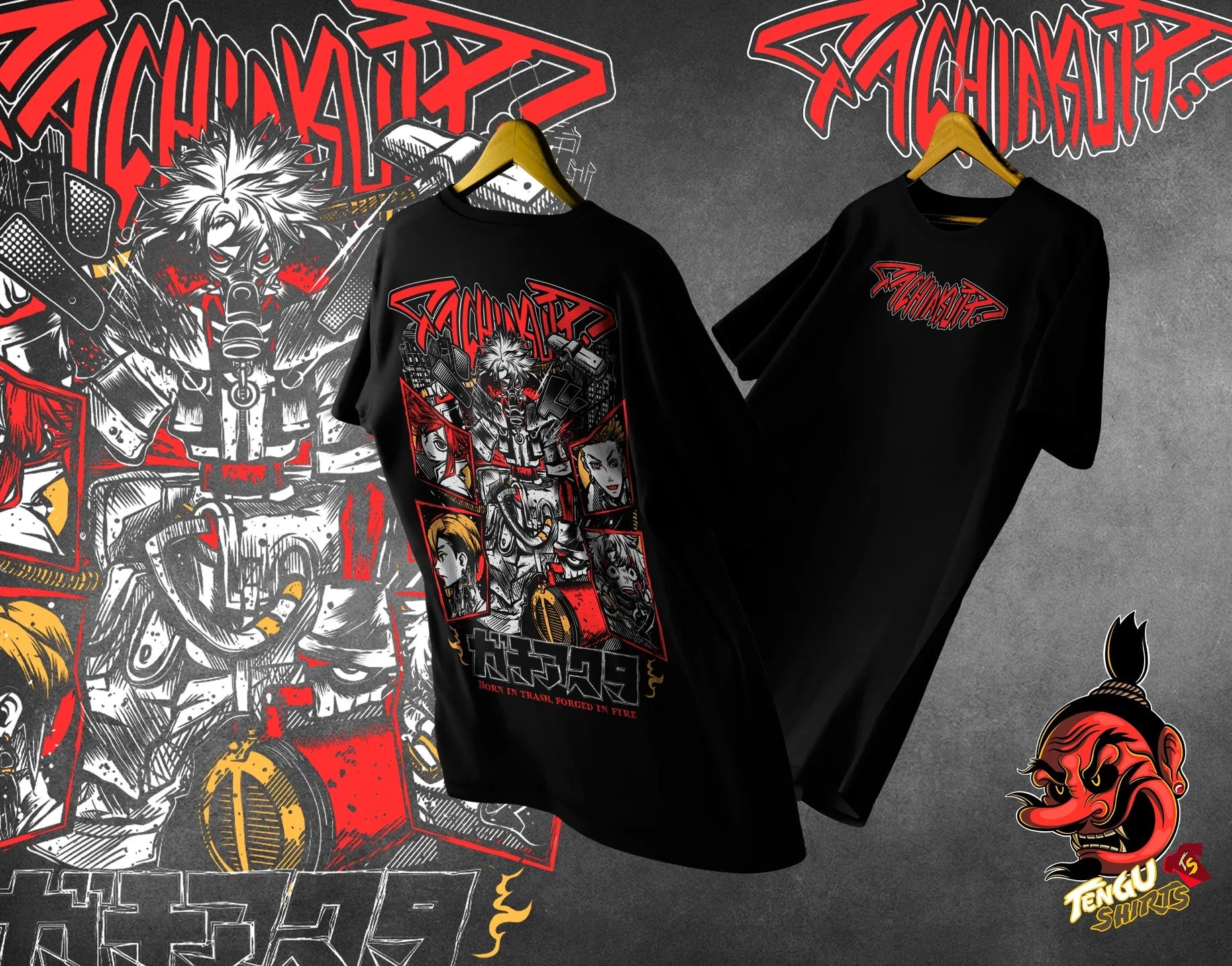 Gachiakuta Printed Women Men T-shirts Casual Cotton Oversized Y2k Short Sleeve Streetwear Comfortable Cotton Female Male Clothes