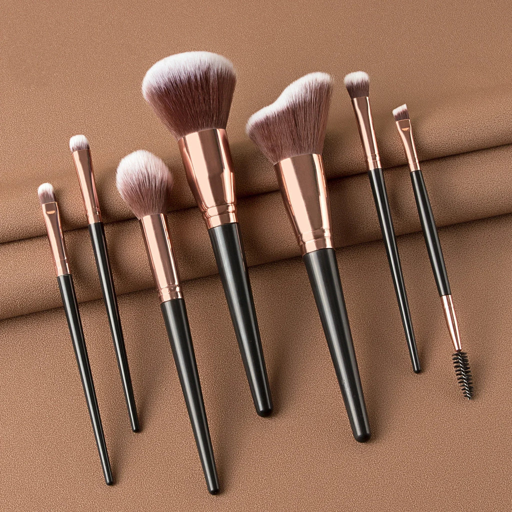 Makeup Brushes Set Face Eyes Make Up Brush Eyelash Eyeshadow Eyebrow Eyeliner Foundation Powder Blush Highlight Lips Brush