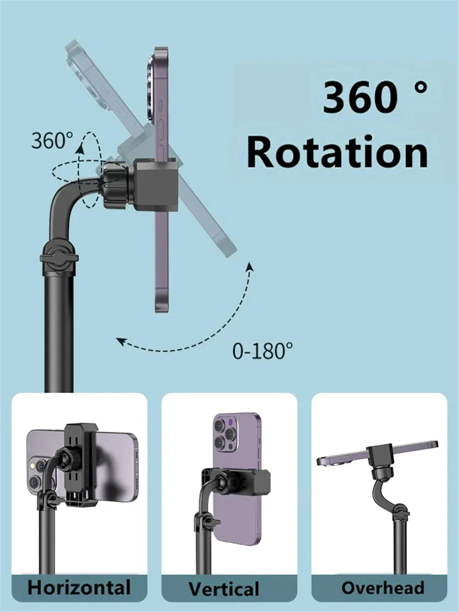 Multifunctional Mobile Phone Bracket Live Broadcast Bracket Adjustable Height Mobile Phone Telescopic Portable Bracket Live