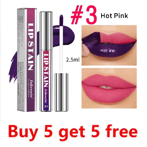 Peel Off Lip Stain Reveal Long Lasting Waterproof Pink Lip Tint Transfer Proof Non-stick Cup Natural Lip Stain Women's Cosmetics
