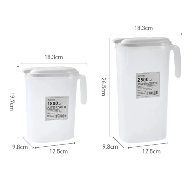 Large Capacity Cold Water Pitcher Cold Kettle Iced Beverage Dispenser Refrigerator  Cold Juice Lemonade Drinks Storage Tank