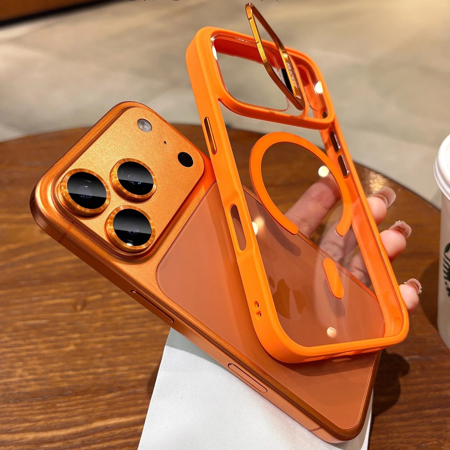 For iPhone Air 17 ProMax Wrist Strap Lanyard Camera Bracket Magsafe Case for iPhone 17 15 16 12 11 13 14 Pro Max Plus Cover