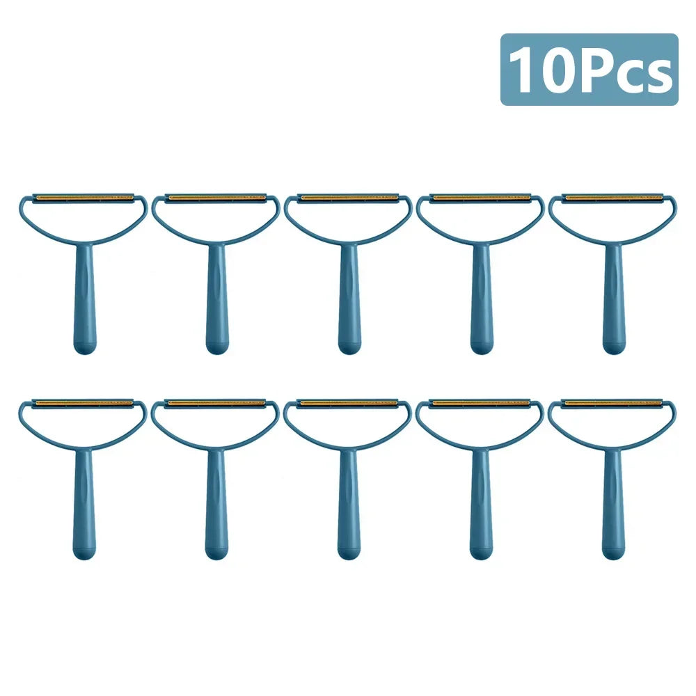1-50Pcs Clothes Hair Scraper Pet Manual Lint Removal Coat Clothes Double Sided Hair Removal Shaver Brush Tool for Carpet Wool