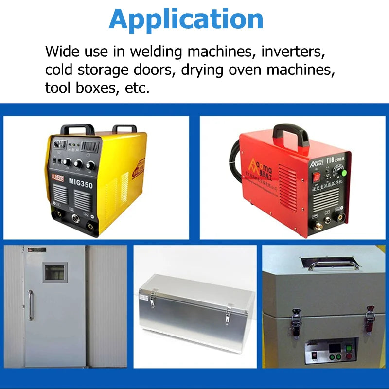 Black Modern Plastic Cabinet Door Drawer Toolbox Handle Furniture Cupboard Wardrobe Hardware Machine Tool