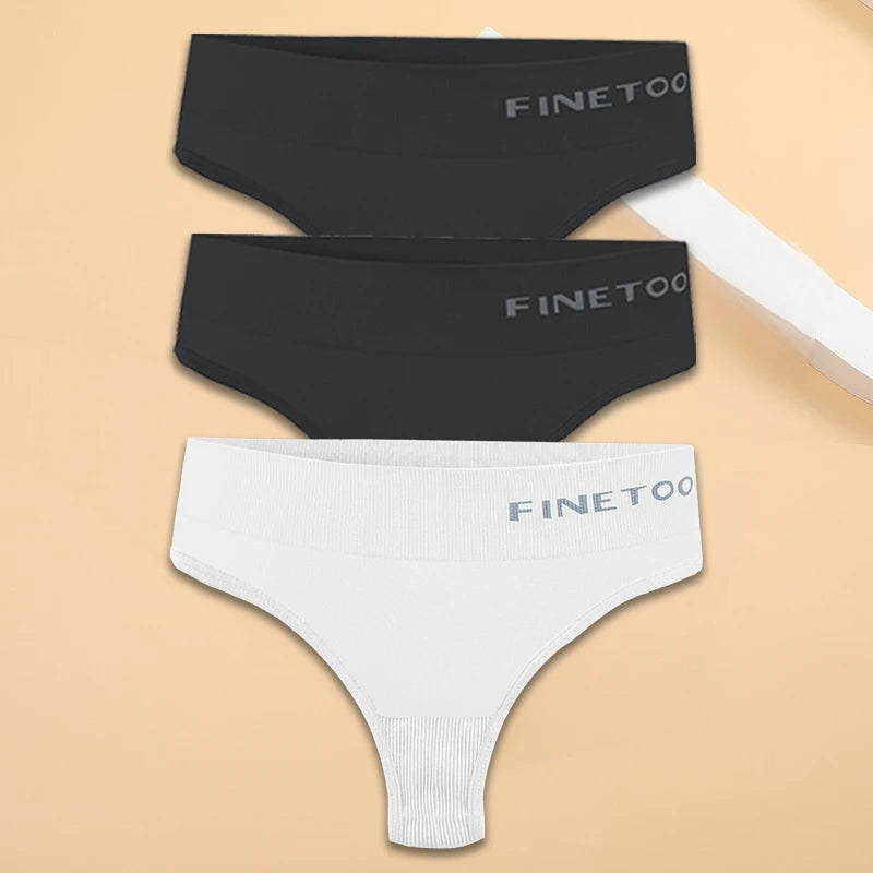 M-2XL Seamless Thongs Women High Waist G-string Ladies Comfortable Bikini Panties Soft Thong Underpants Girls Underwear Lingerie