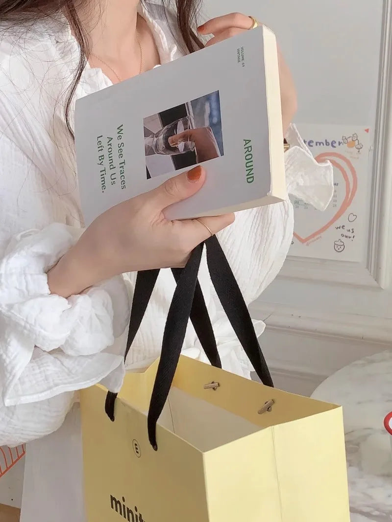 Women's Spring and Summer New Simple Long-Sleeved Robe Girls Sweet Ins Wind Ruffled Thin Section of Solid Color Pajamas Home Wea