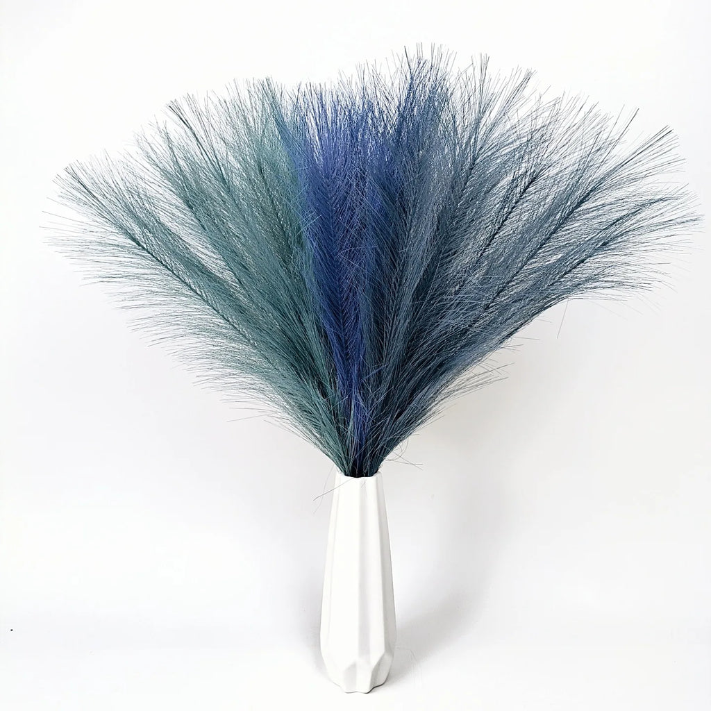 15Pc 55CM Artificial Pampas Grass Decor Bohemian Reed for DIY Floral Table Arrange Flower Wedding Home Christmas Decoration