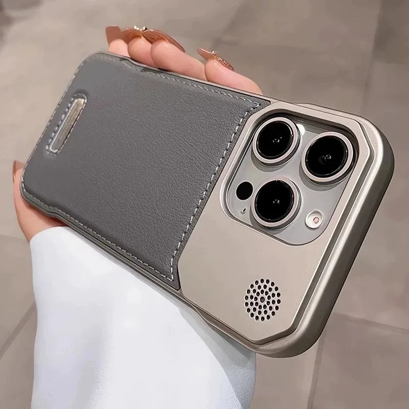 Luxury For Magsafe Magnetic Business Aromatherapy Case for iPhone 16 15 14 Plus 13 12 11 Pro Max  Frameless Armor Leather Cover