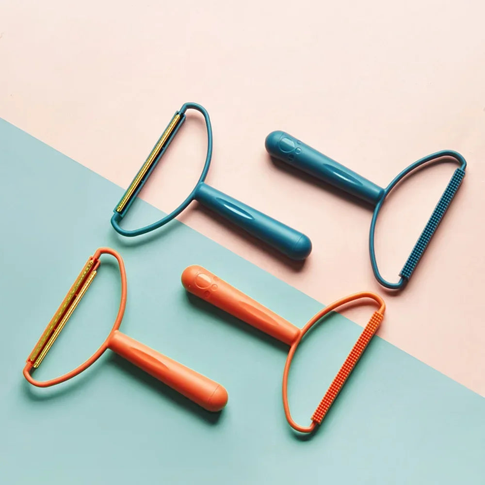 1-50Pcs Clothes Hair Scraper Pet Manual Lint Removal Coat Clothes Double Sided Hair Removal Shaver Brush Tool for Carpet Wool