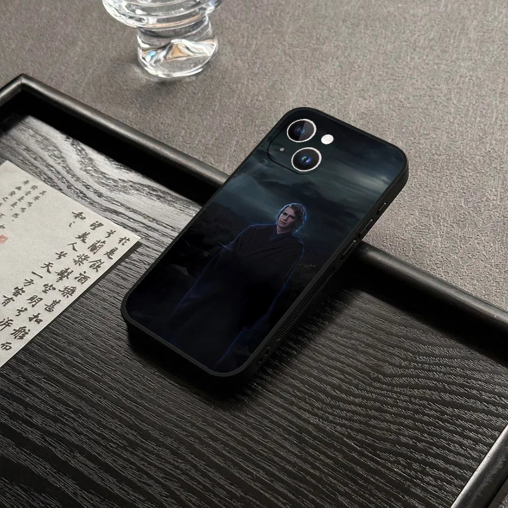 Cool A- Anakin S-Skywalker Phone Case For Iphone 16 15 11 13 14 Pro Max 7 8 Plus X Xr Xs Max 12mini Black Shell Cover Case