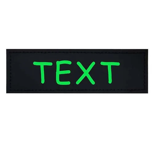 2 PCS Personalized Dog Name Labels Colorful Pattern Pet Harness Custom Tag Removed Stickers ID Dog Chest Strap Vest Collar Tag