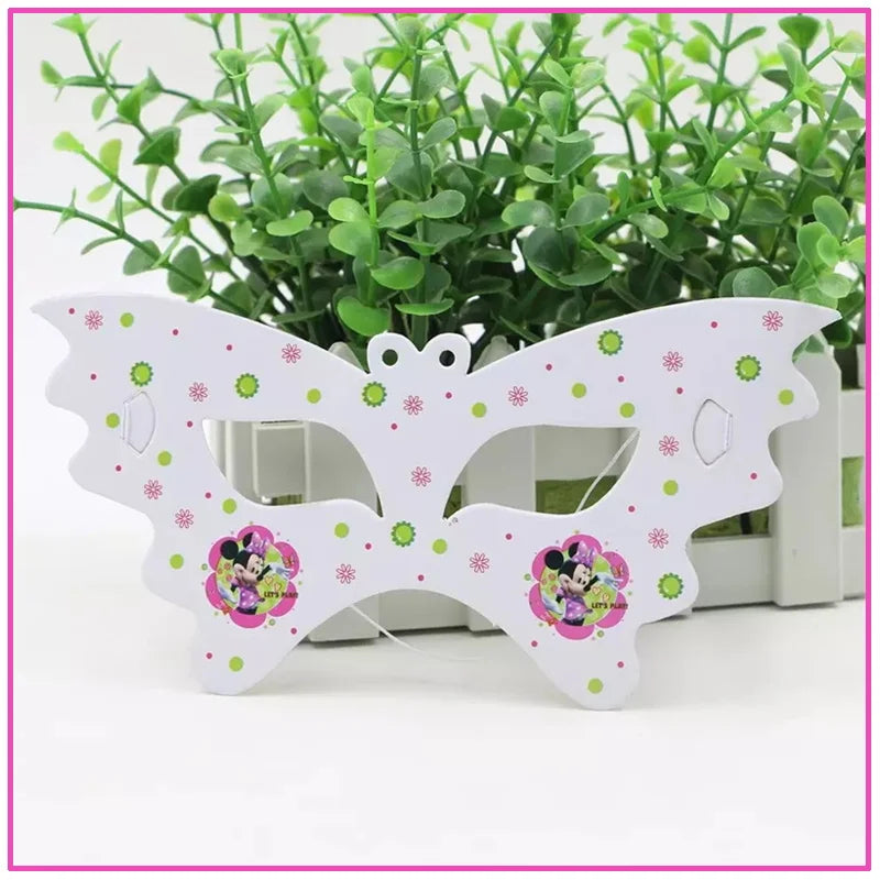 Disney Minnie Mouse Birthday Party Decoration Pink Minnie Paper Cups Plates Napkin Tablecloth Tableware Balloosn Baby Shower Kid