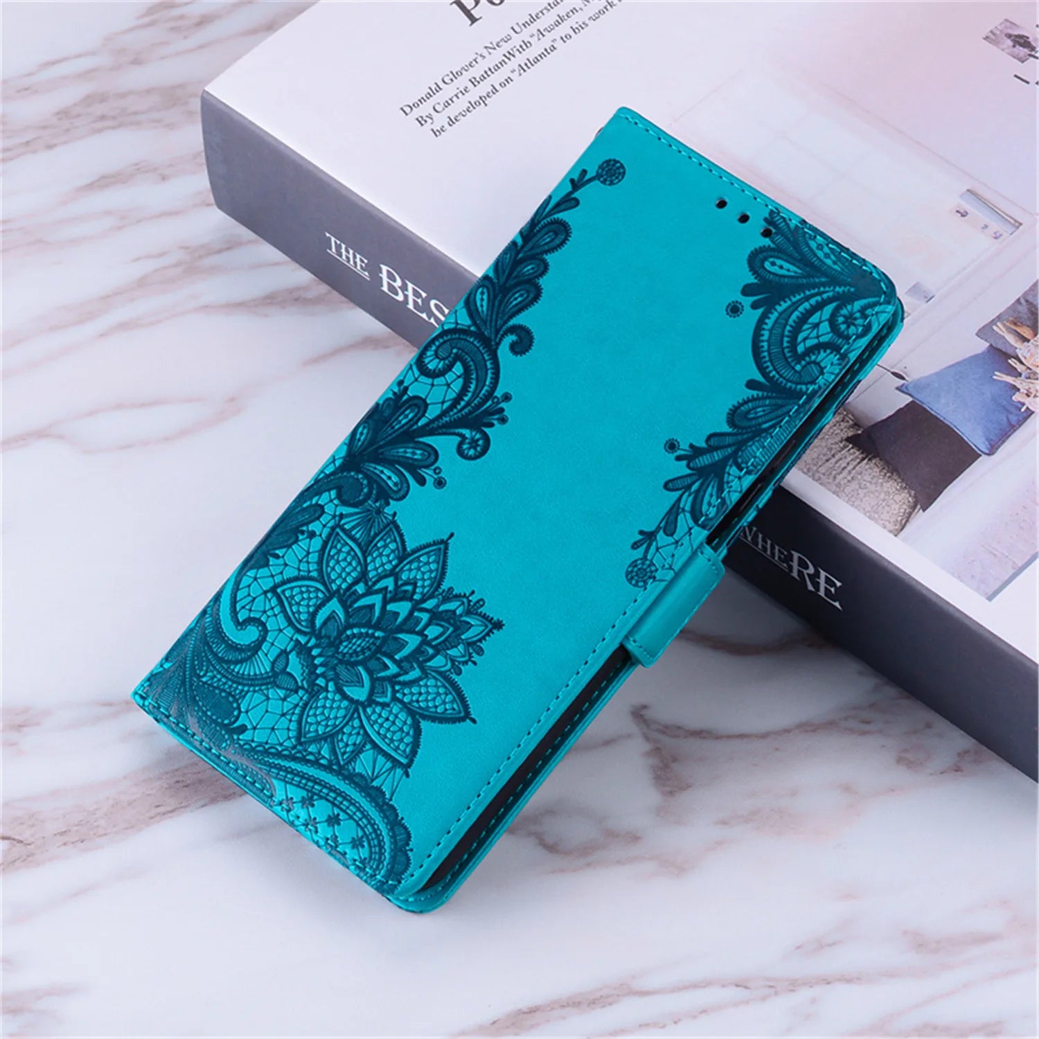Leather Flip Phone Case For Samsung Galaxy A03S A13 A23 A33 A53 A02S A12 A22S A32 A42 A52 A72 Luxury Emboss Wallet Bracket Cover