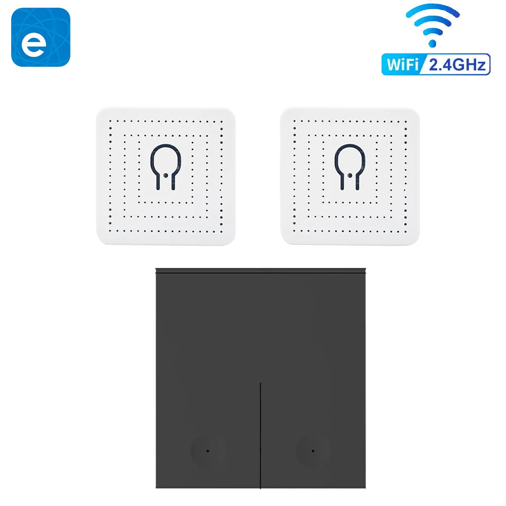 QIACHIP 2.4G 86 Type Wireless Wall Panel Transmitter And WiFi Smart Switch Receiver For AC 110V 220V Light Control Voice Control