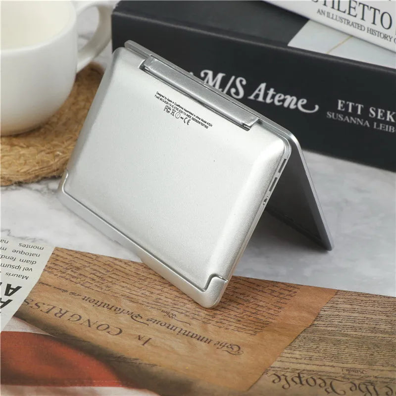 Girl Mini Pocket Laptop Shape Makeup Clear Mirror Baby Mirrors Toy