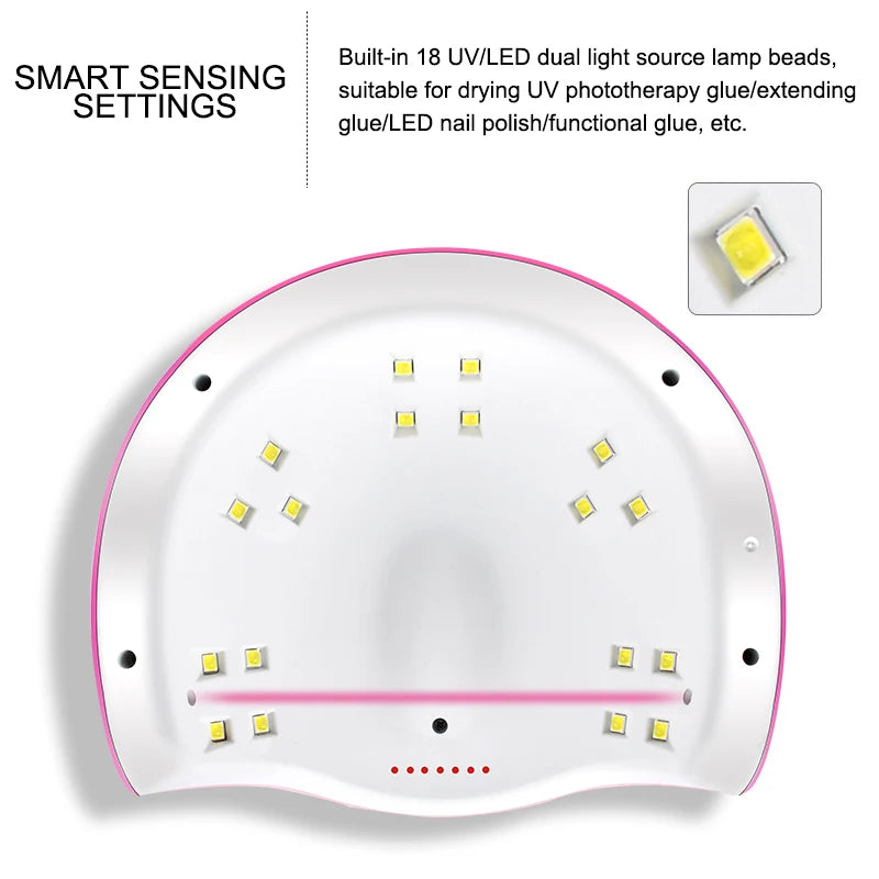 Gel Nail Polish Kit With UV Nail Lamp Electric Nail Drill Machine Soak OFF Gel Nail Kit Base&Top Coat Gel Polish Nail Tools Set