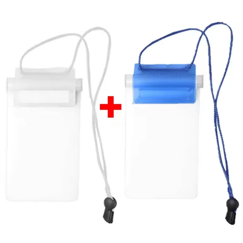 2/1Pcs Waterproof Phone Pouch Universal IPX8 Water Proof CellPhone Case Dry Bag Waterproof Phones Protector for Beach Swimming