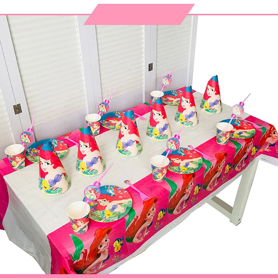 Disney Cars Birthday Decoration Cartoon Lightning Mcqueen Party Paper Plates Napkins Cups Balloon Event Supplies Baby Shower Kid