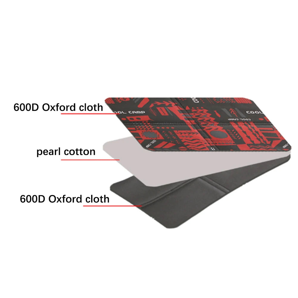 Seat Cushion Outdoor Portable Waterproof Oxford Cloth Beach Mat Comfort Foldable Seat Foam Pad For Outdoor Activities Camping