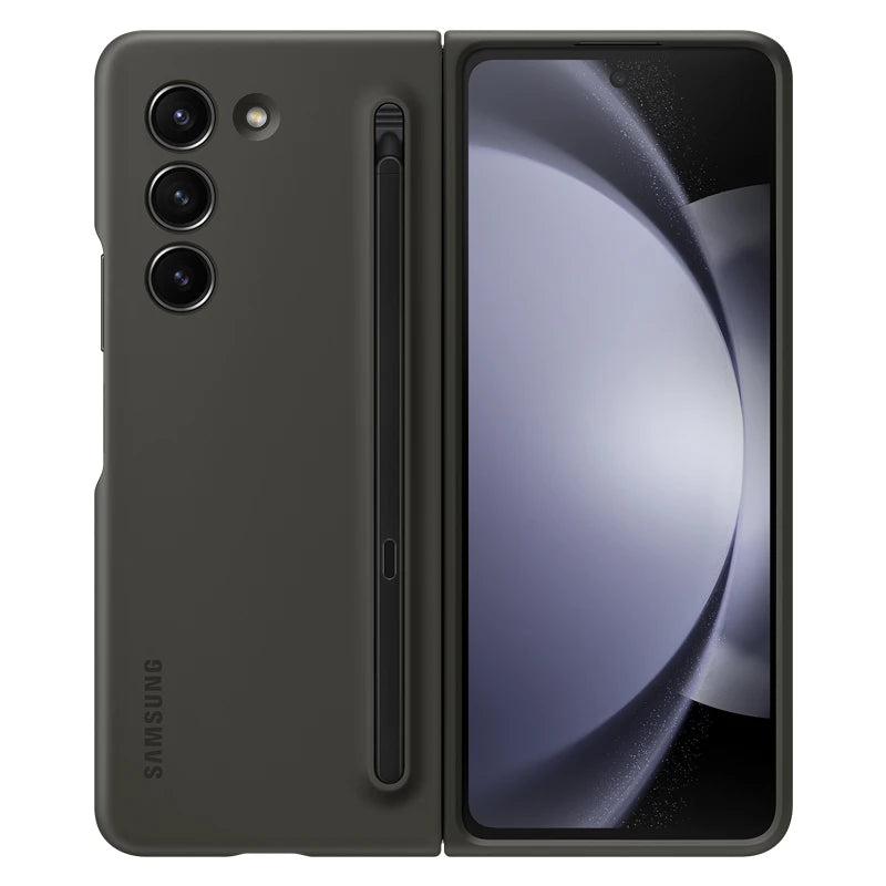 Original Samsung Galaxy Z Fold 5 S Pen Case, Silicone Cover For Z Fold5 Phone With Spen Cases, EF-OF94P