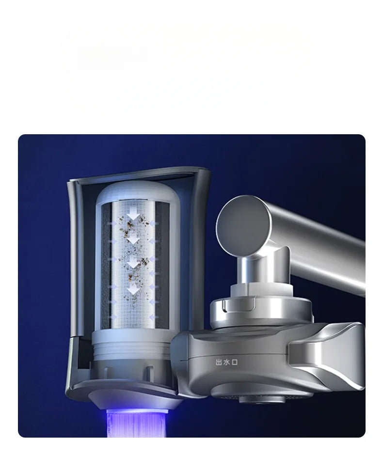 New  Water-power sterilization faucet water purifier Ultraviolet deep sterilization 6-stage fine filtration