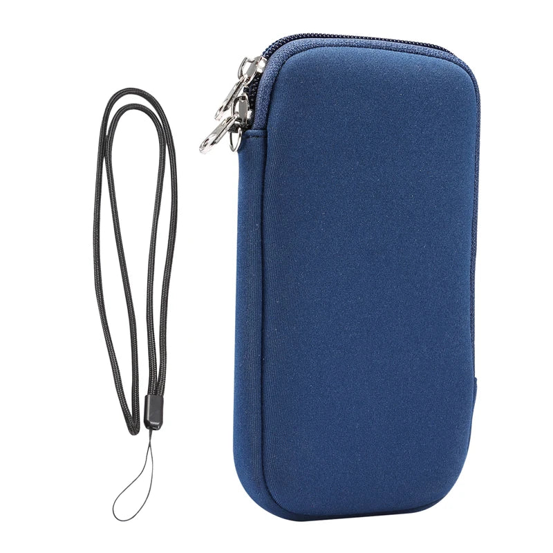 Universal Neoprene Zipper 4.7-7.2inch Mobile Phone Bag For iPhone Samsung Xiaomi Huawei Shockproof Cellphone Storage Bag