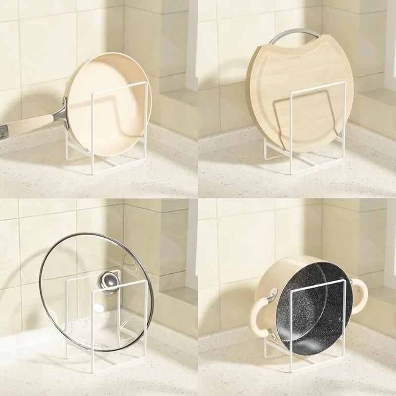 Kitchen Cabinet And Storage Stainless Steel Shelf Vertical Cookings Utensil Holder Organizer For Kitchen Plates Bowls Cups