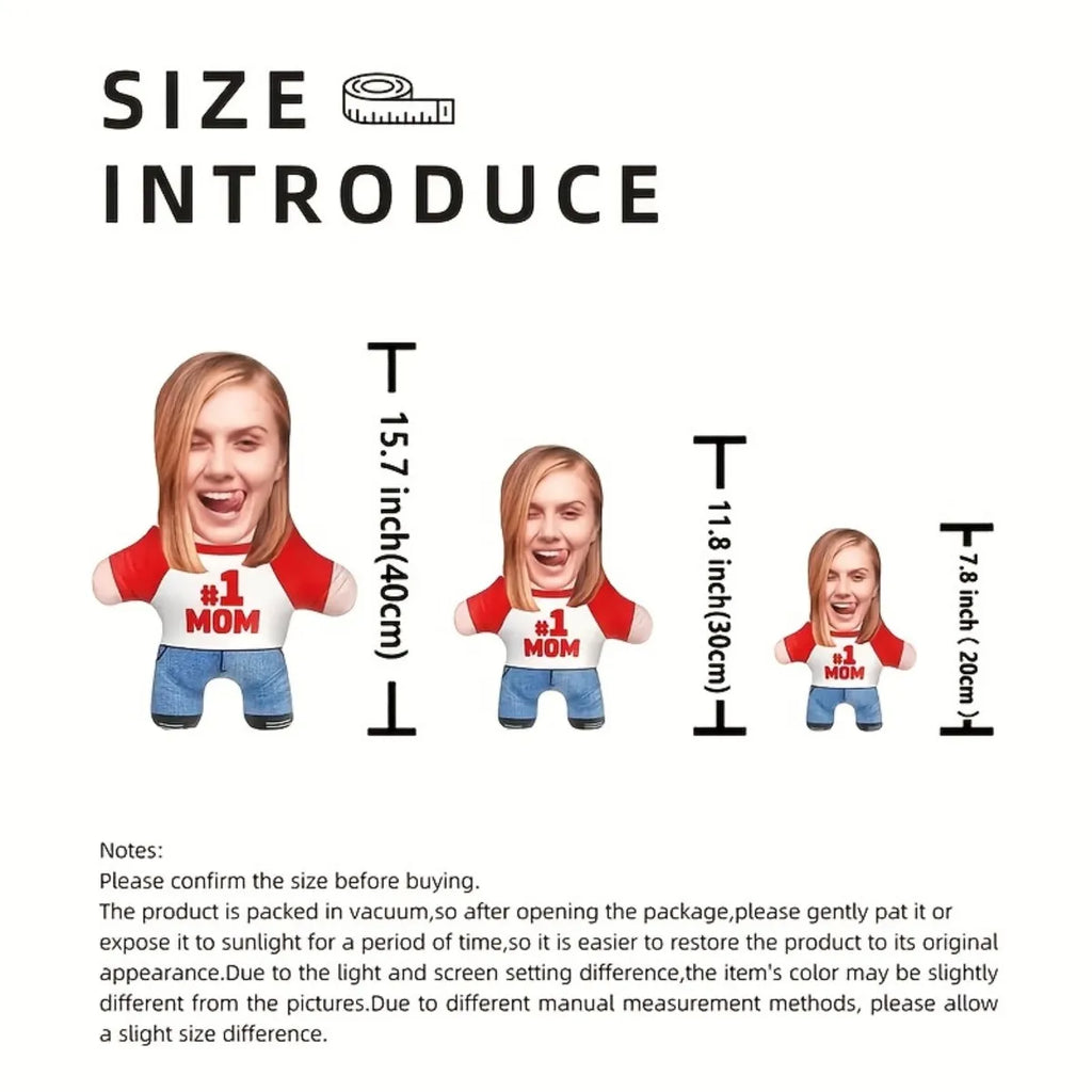 Customized "First Mom" face portrait home throw pillows, DIY double-sided printed cushions, essential gifts for Mother's Day