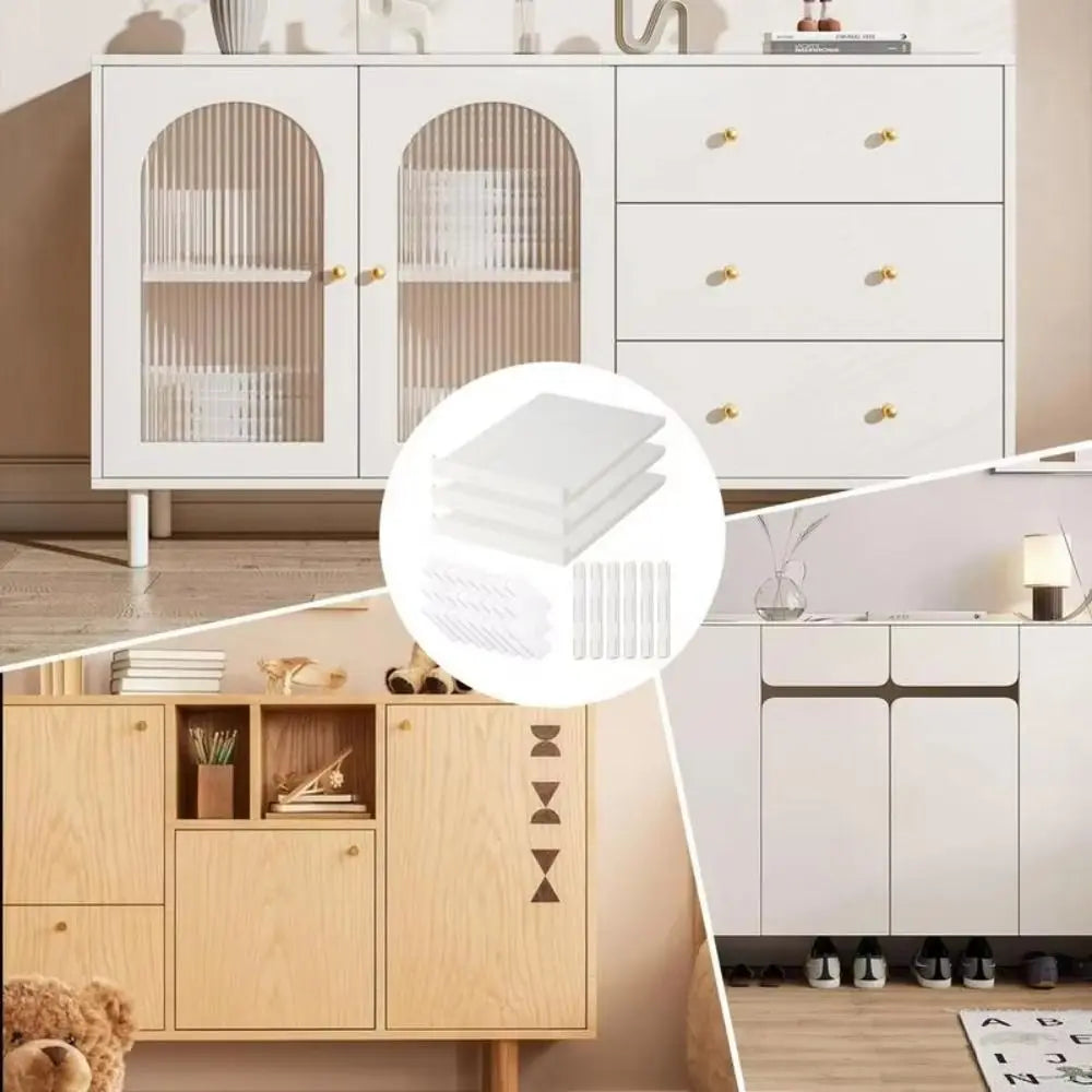 New Pull Out Cabinet Drawer Organizer Slide Out Space Saving Storage Shelves Plastic Storage Rack