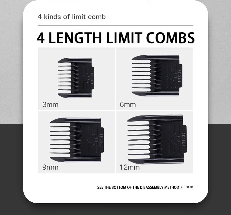 Dog Professional Hair Clipper Electrical Grooming Trimmer for Pets USB Rechargeable Cat Shaver Animals Haircut Machine