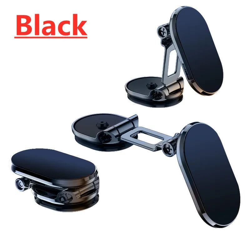 1080° Rotatable Magnetic Car Phone Holder Magnet Smartphone Support GPS Foldable Phone Bracket in Car For IPhone Samsung Xiaomi