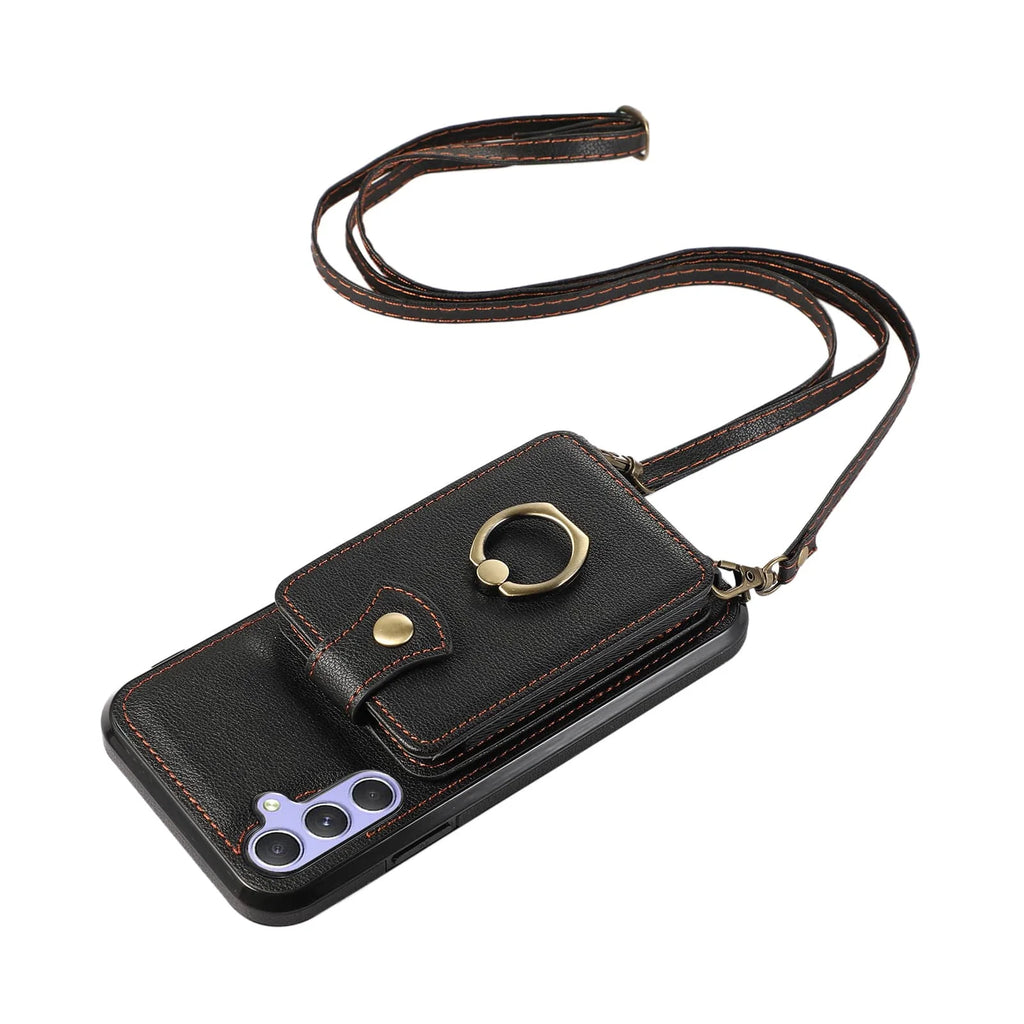 For Samsung Galaxy A16/A55/A15/A35/A25/A54/A34/A24/A14/A22/A53/A21S/A13/A12/A33/A32/A51/A71/A72/A52 Case Wallet with Card Holder