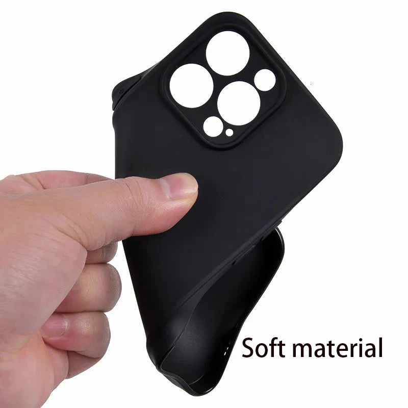 Skiing Snow Snowboard Ski Phone Case Silicone Soft For IPhone 17 16 15 14 13 12 11 Black Soft Silicone case