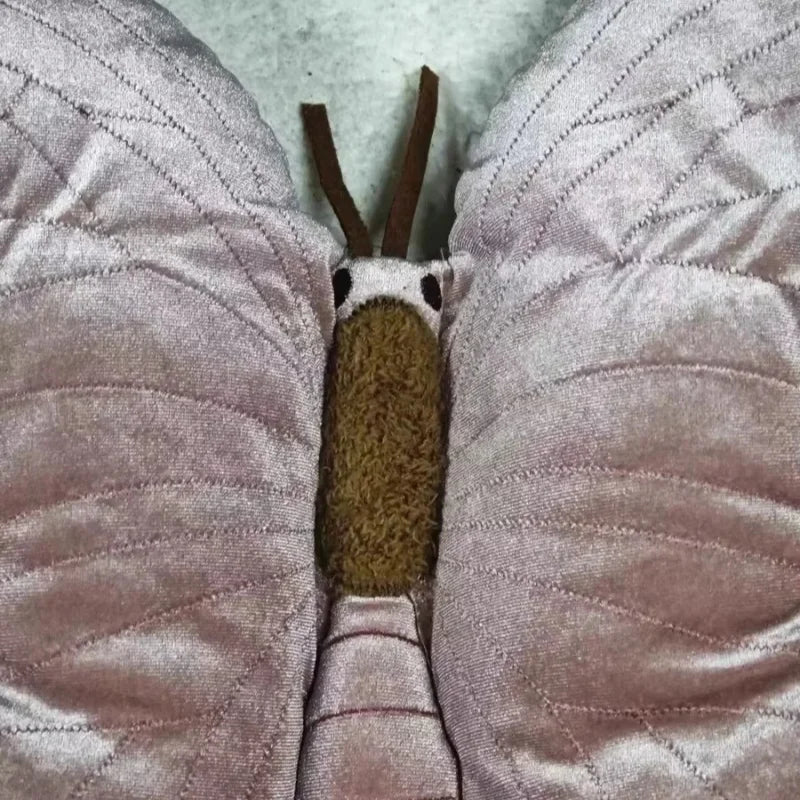 Butterfly Cushion Throw Pillow Pink Decorative Animal Pillow for Couch Living Room Bed Butterfly Decorations Pillow for Kids