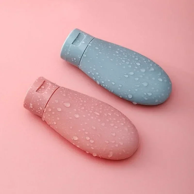 4Pcs/Set Refillable Bottle 60ml Soft Lotion Container Squeeze Tube Empty Bottle Portable Travel Shampoo Bottle