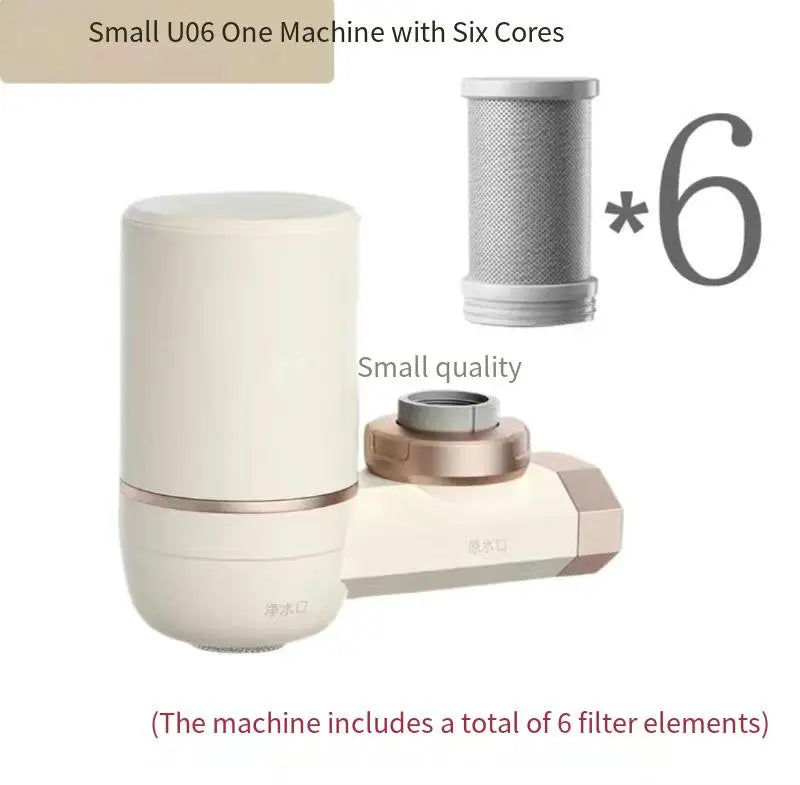 XiaoZhi Water Purifier Removes Scale and Residual Chlorine for Household Use, Filter Scale, Desktop Prefilter for Household Use.