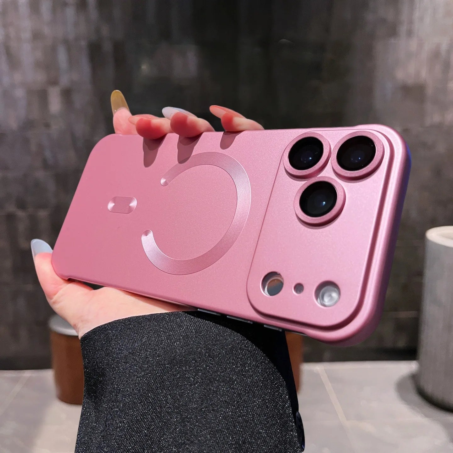 Ultra Thin PC Magsafe Case for iPhone 17 11 12 13 14 15 16 Pro Max Plus iPhone Air Frameless Shockproof Camera Protector Cover