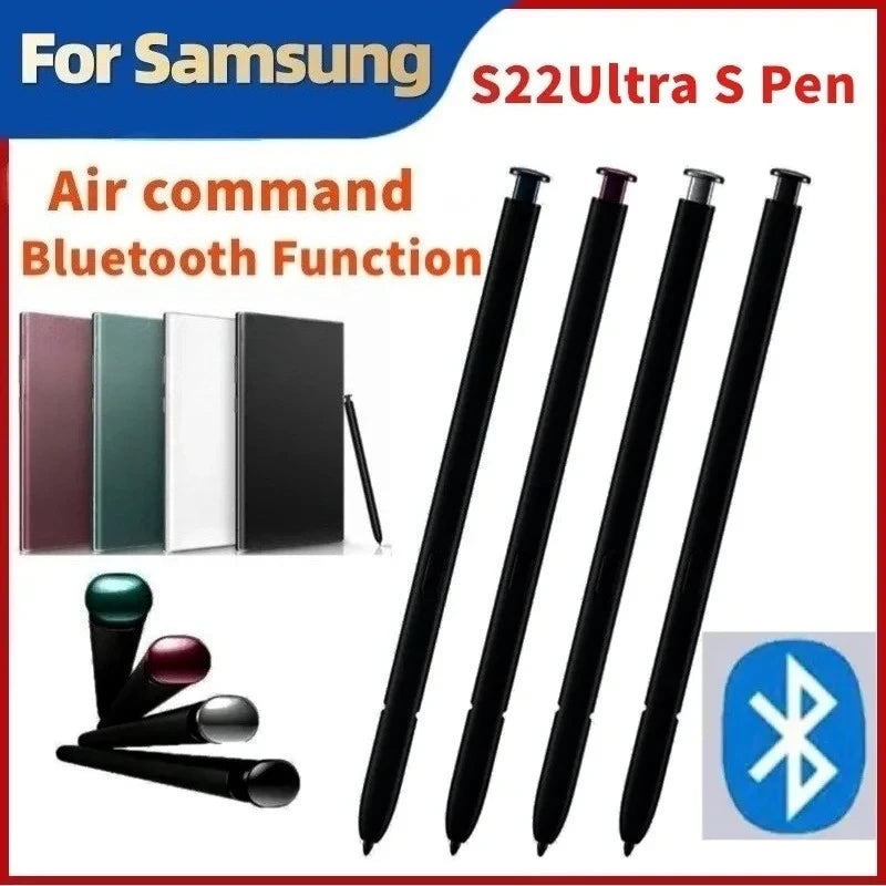 Stylus Pen For Galaxy S22 Ultra 5G S22Ultra SM-S908B/U/W Phone Touch Screen S Pen Replacement Support Bluetooth Air Actions