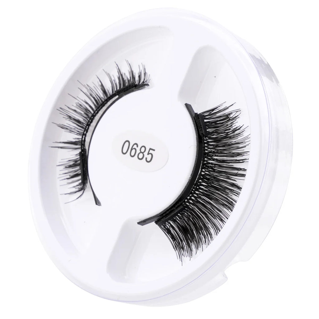 YSDO Upgrade Magnetic False Eyelashes 5 pair Set Eyelash Extension 3D Natural Lashes 3-Step Press On Fake Lash Handmade EyeLash