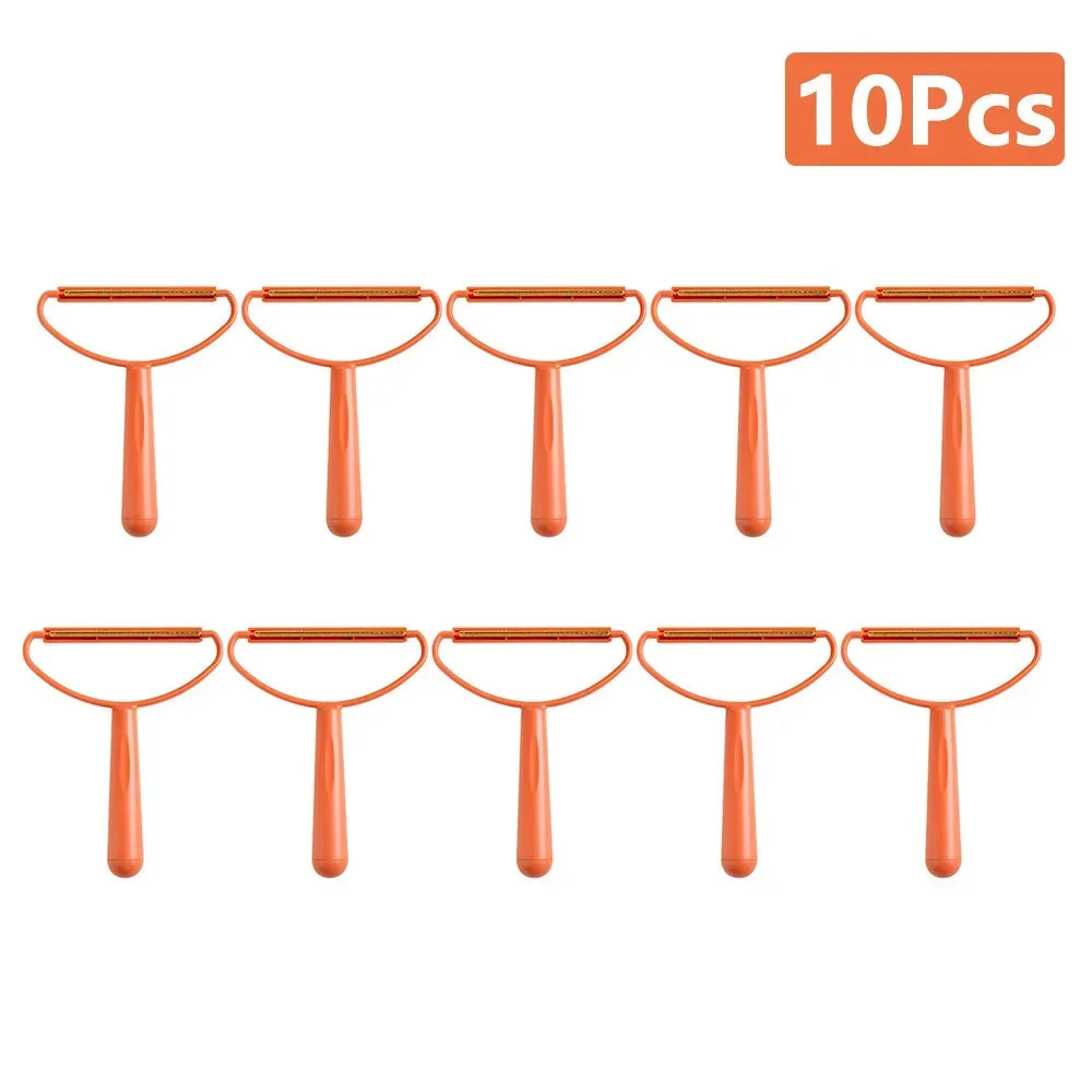 1-50Pcs Clothes Hair Scraper Pet Manual Lint Removal Coat Clothes Double Sided Hair Removal Shaver Brush Tool for Carpet Wool